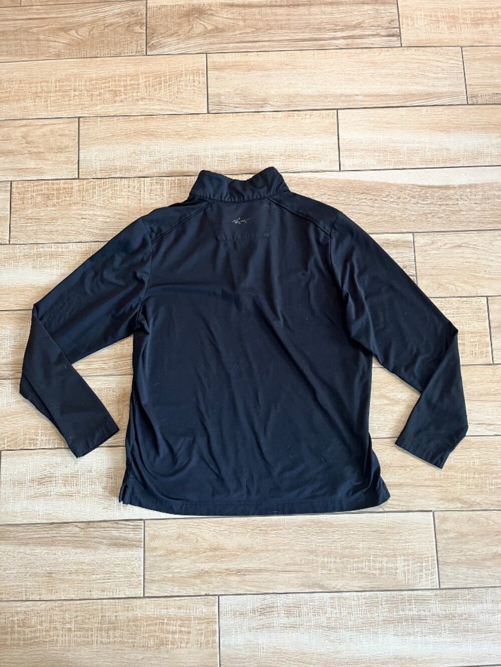 Mens Greg Norman Black Quarter Zip - M - Picture 4 of 6